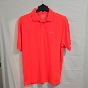 Under Armour Loose Men's XL Bright Coral Hilton Head National Polo Shirt